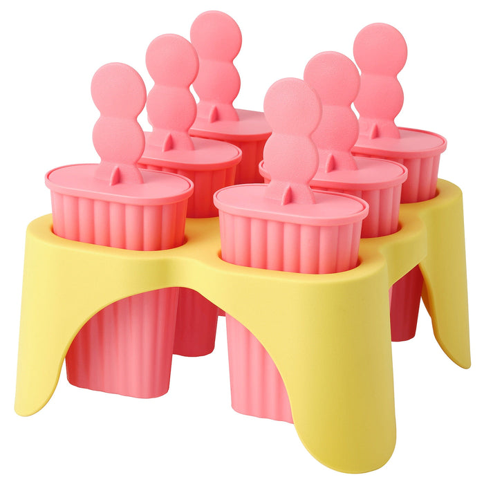 UPPFYLLD Ice lolly maker, pink/yellow