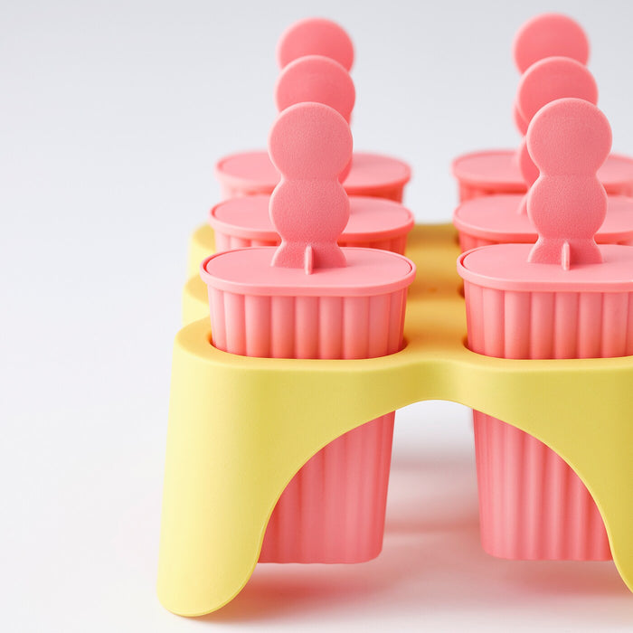 UPPFYLLD Ice lolly maker, pink/yellow