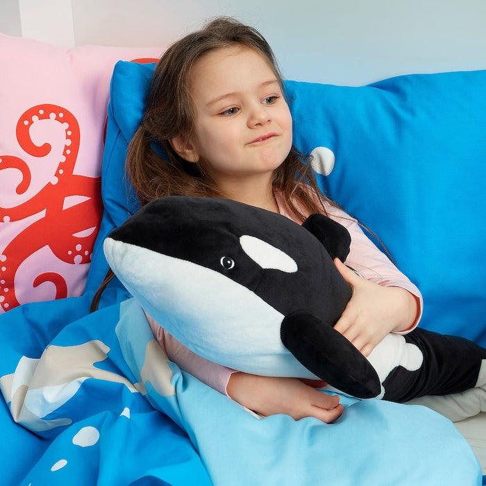 BLAVINGAD Soft toy, Orca, 60 cm