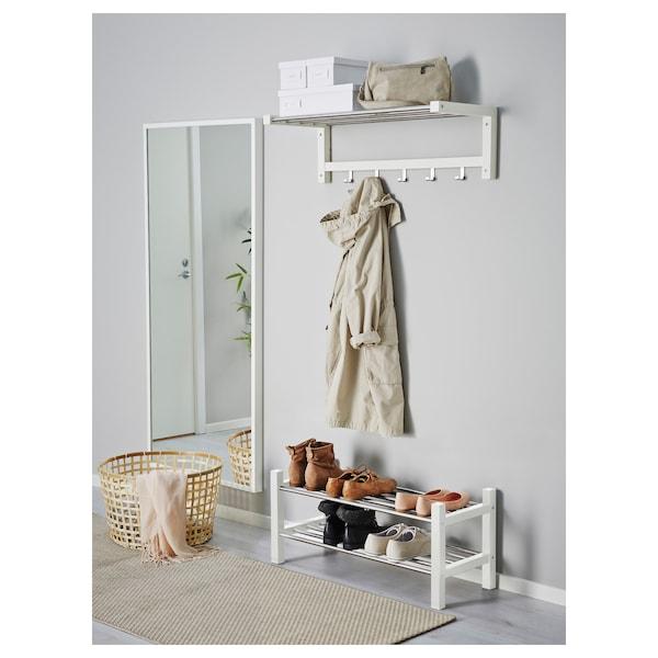 TJUSIG Shoe rack, white 79x32x37 cm