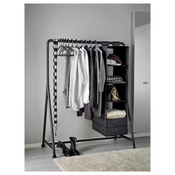 TURBO Clothes rack, black in/outdoor, black