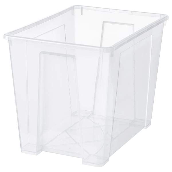 SAMLA Box, transparent 56x39x42 cm/65 l