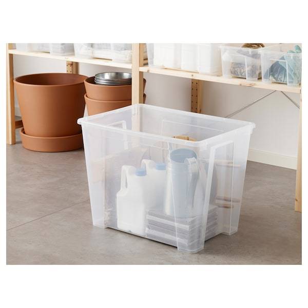 SAMLA Box, transparent 56x39x42 cm/65 l