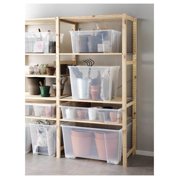 SAMLA Box, transparent 56x39x42 cm/65 l