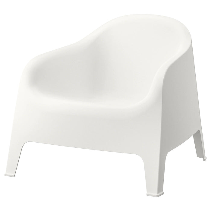 SKARPO Armchair, outdoor, white