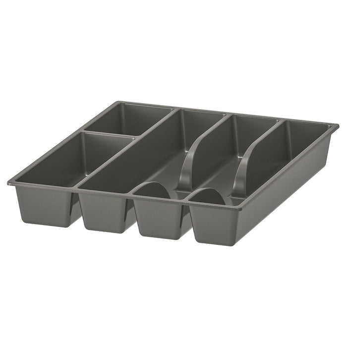 SMACKER cutlery tray, grey, 31x26 cm