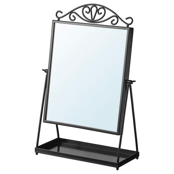 KARMSUND Table mirror, black 27x43 cm