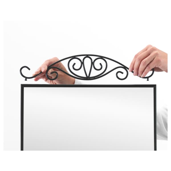 KARMSUND Table mirror, black 27x43 cm