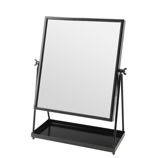 KARMSUND Table mirror, black 27x43 cm