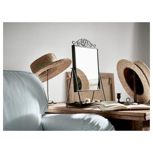 KARMSUND Table mirror, black 27x43 cm