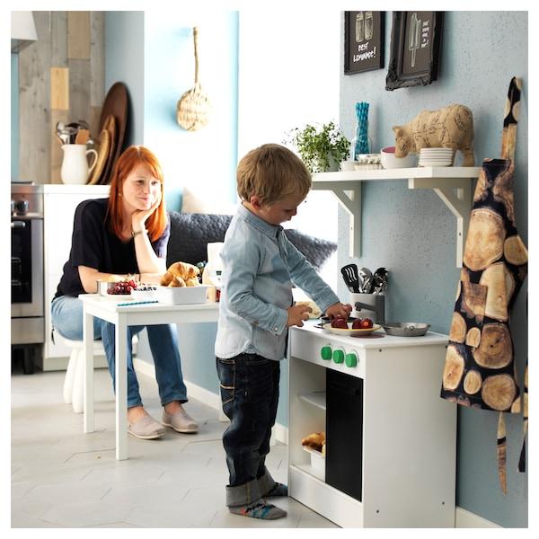 NYBAKAD play kitchen with sliding door, white, 49x30x50 cm