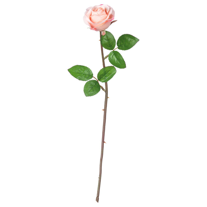 SMYCKA Artificial flower, Rose/pink, 52 cm