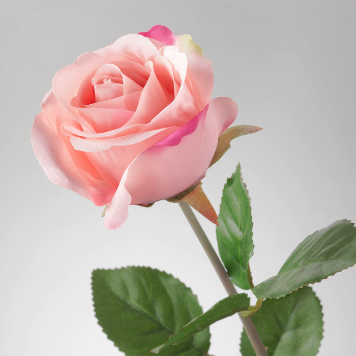 SMYCKA Artificial flower, Rose/pink, 52 cm