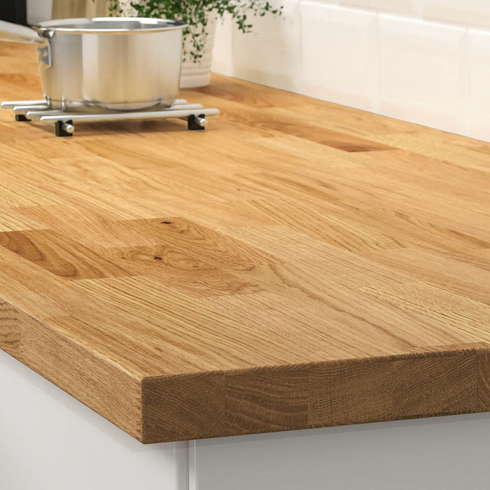 KARLBY Worktop, oak/veneer 186x3.8 cm