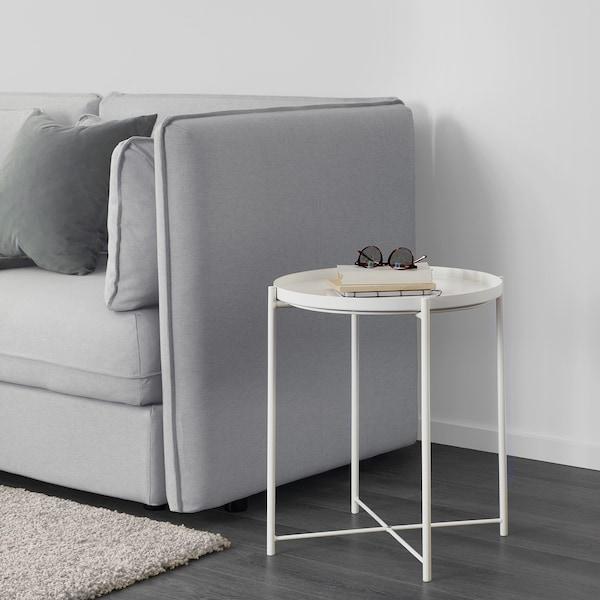 GLADOM Tray table, white 45x53 cm