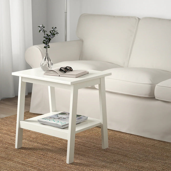 LUNNARP Side table, white, 55x45 cm