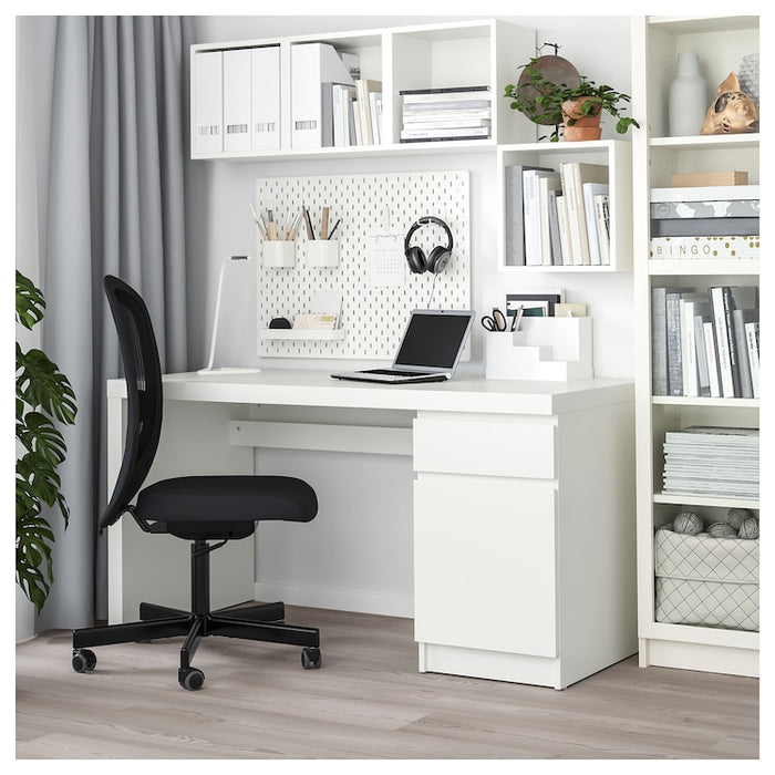 MALM Desk, white 140x65 cm