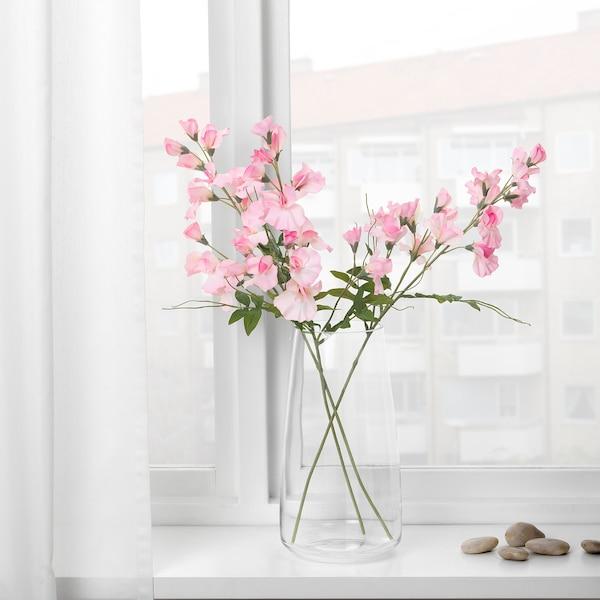 SMYCKA Artificial flower, Sweet pea/light pink 60 cm