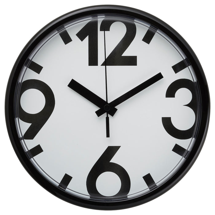 JYCKE Wall clock, white/black 23 cm