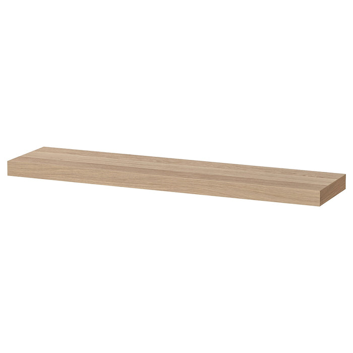 LACK Wall shelf, white stained oak effect, 110x26 cm