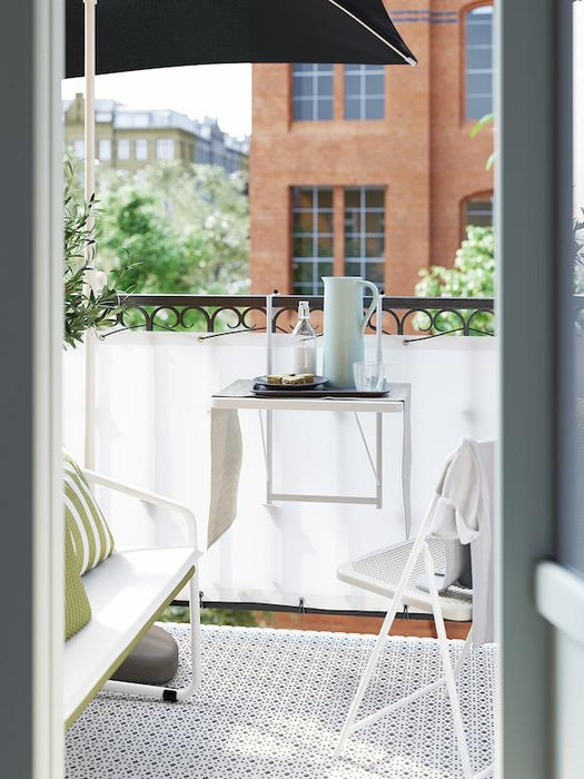 TORPARO Balcony table, white 50 cm