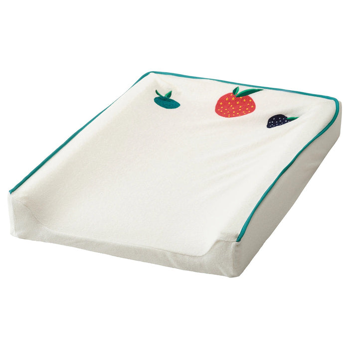 VADRA Cover for babycare mat, fruit/vegetables pattern, 74x48 cm