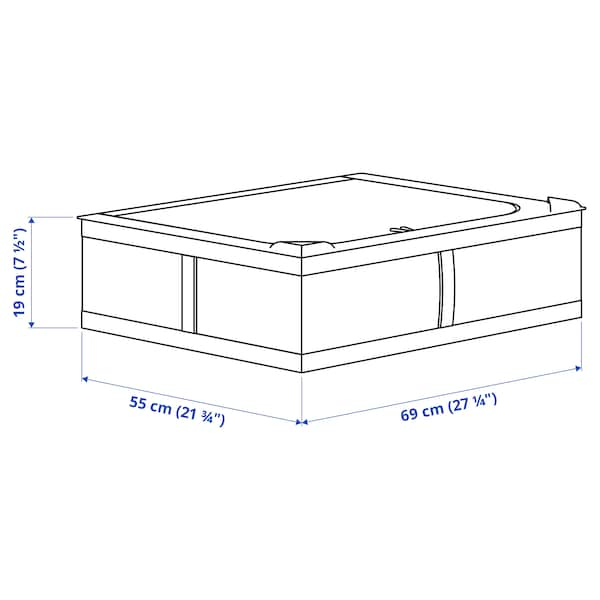 SKUBB Storage case, dark grey 69x55x19 cm