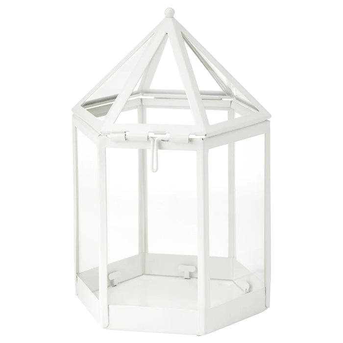 STARKT Decoration greenhouse, white, 24 cm