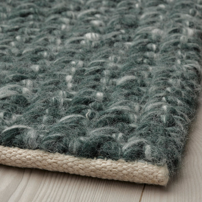 AVSKILDRA Rug, flatwoven, handmade dark green, 170x240 cm, 50512574