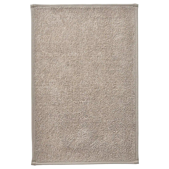 OSBYSJON Bath mat, light grey-beige 40x60 cm