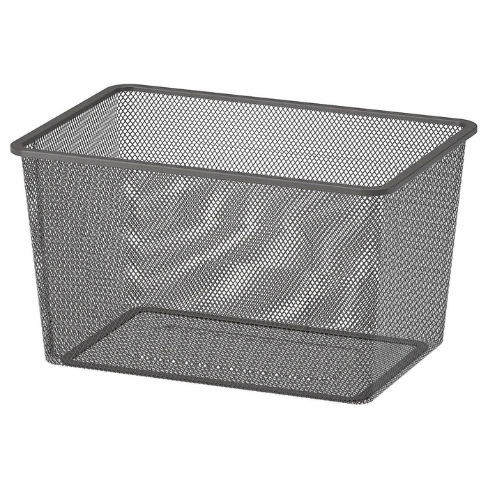 TROFAST Mesh storage box, dark grey, 42x30x23 cm