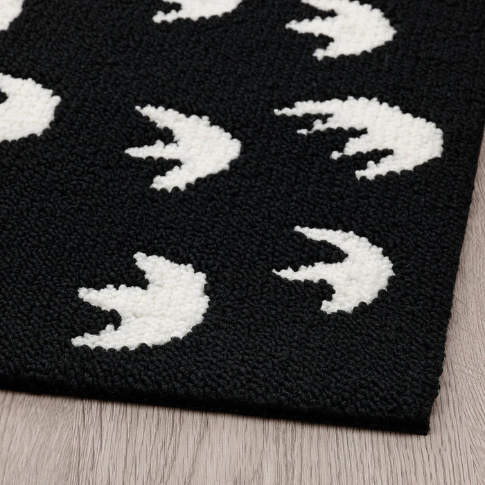 SEJSTRUP Door mat, indoor, black/white, 40x60 cm