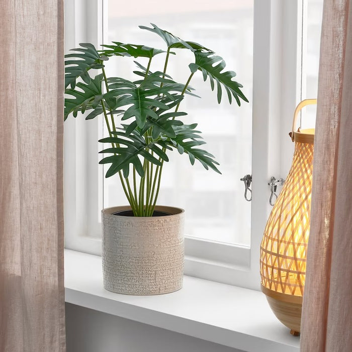 FEJKA Artificial potted plant, in/outdoor Philodendron 15 cm