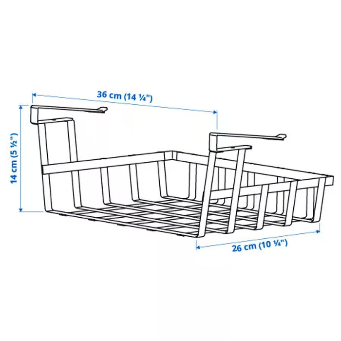 PALYCKE clip-on basket, 36x26x14 cm