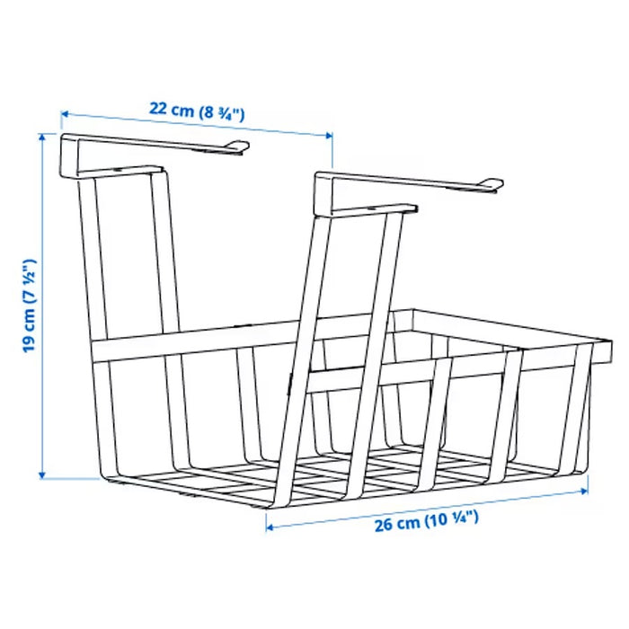 PALYCKE clip-on basket, 22x26x19 cm