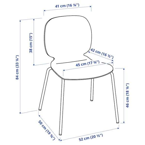 SVENBERTIL Chair, black/Broringe chrome-plated