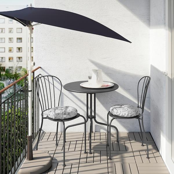 LACKO Table, outdoor, grey 70 cm