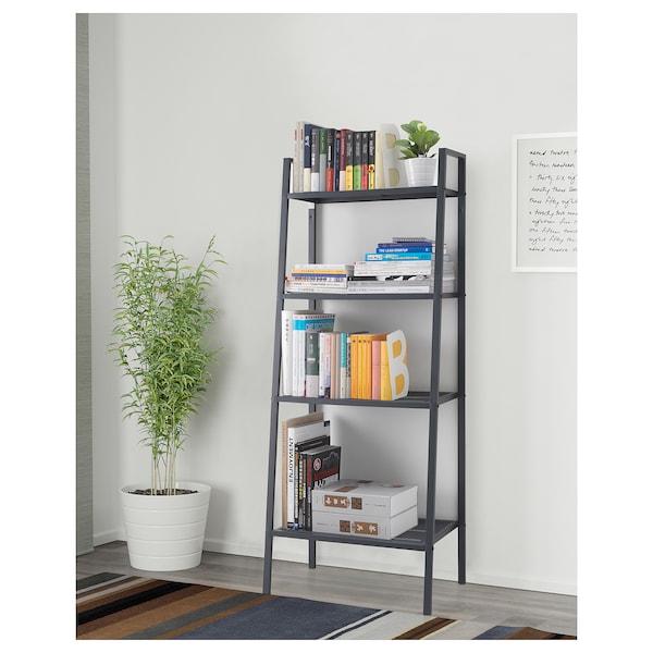 LERBERG Shelf unit, dark grey 60x148 cm