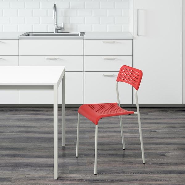 ADDE Chair, red/white