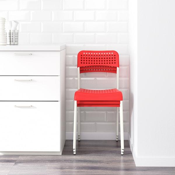 ADDE Chair, red/white