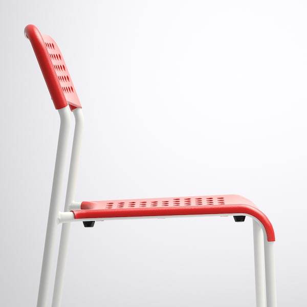 ADDE Chair, red/white