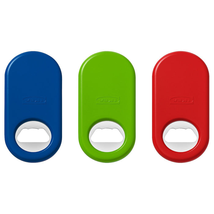 STAM Bottle opener, red/green/blue