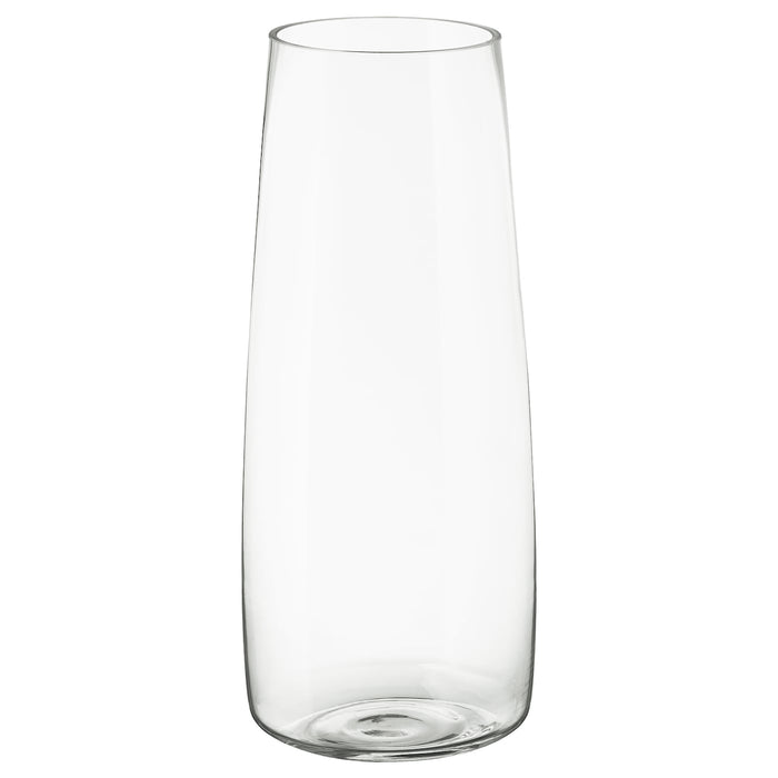 BERAKNA Vase, clear glass, 45 cm