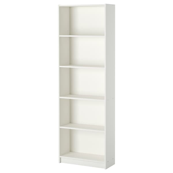 GERSBY Bookcase, white 60x180 cm