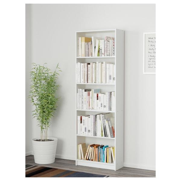 GERSBY Bookcase, white 60x180 cm