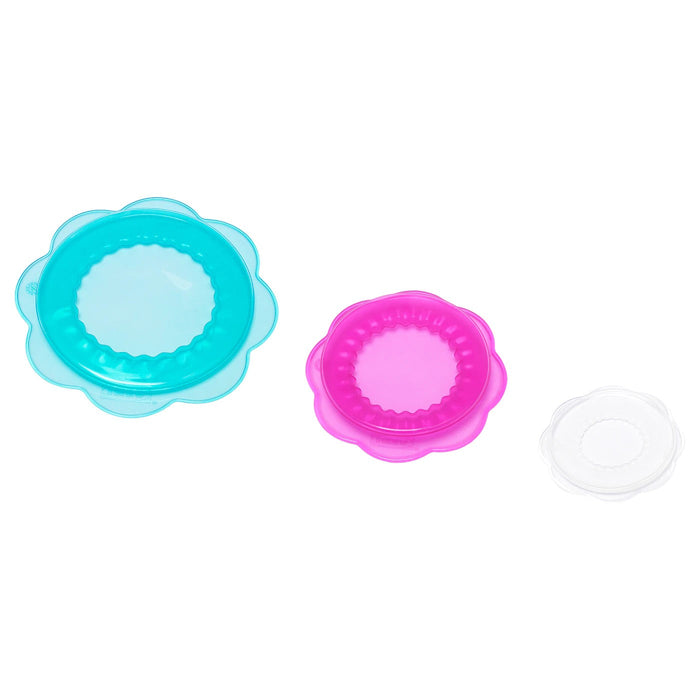 OVERMATT Food cover,  silicone multicolour, set of 3,