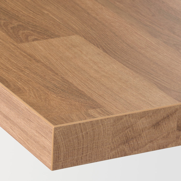 SALJAN Worktop, oak effect/laminate, 246x3.8 cm