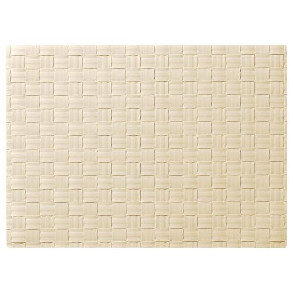 ORDENTLIG Place mat, off-white 46x33 cm