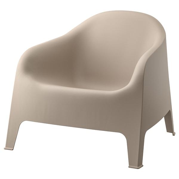 SKARPO Armchair, outdoor, dark beige