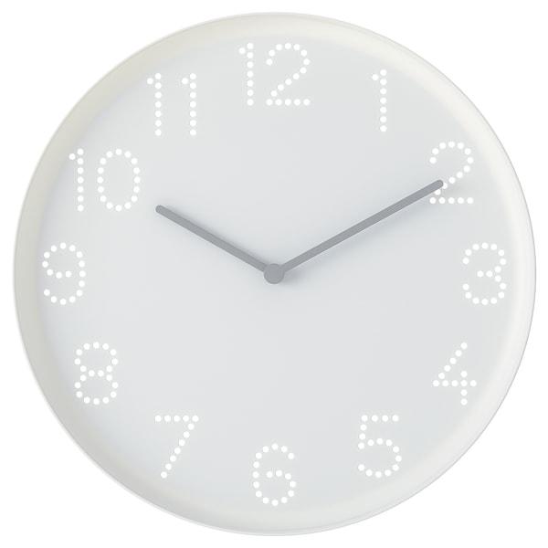 TROMMA wall clock, white, 25 cm